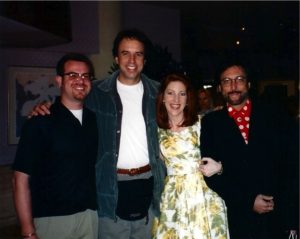 Hubby, Kevin Nealon, me & Stephen Bishop